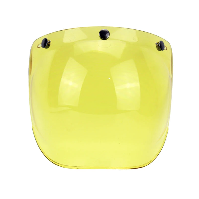 Motorcycle helmet sun shield / 3/4 motorcycle helmet lens bubble sun visor / retro helmet lens windshield / 12 colors optional