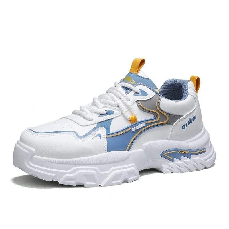 Chunky Sneakers Four Season Breathable Lightweight Outdoor Casual Walking Shoes Fashion Soft Sole Sports Running Shoes Board Sho