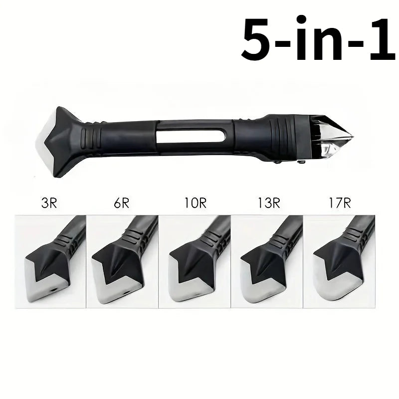 5-in-1 Ultimate Caulk Remover Kit,Multi-Functional Grout Removal,Glue Angle Scraper Tool. for Window, Sink, Kitchen.