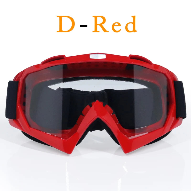 Adult  Motocross Goggles Motorcycle goggles Glasses ATV Clear Lens Ski Helmet Googles Off-road for Kawasaki Oculos Gafas