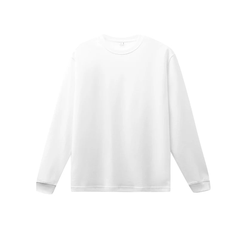 DUKEEN 300G Heavyweight Sorona Thermal Long Sleeve Tee for Men Soft Crewneck Base Layer Fall Winter Warm Men's Undershirt