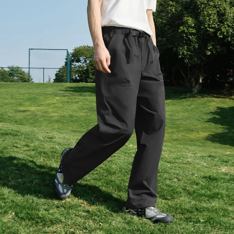 Semir Men Pants Cooling 2026 Parachute Pleated Straight Urban Casual Everyday Style Soft Comfortable Daily Wear Trendy Versatile
