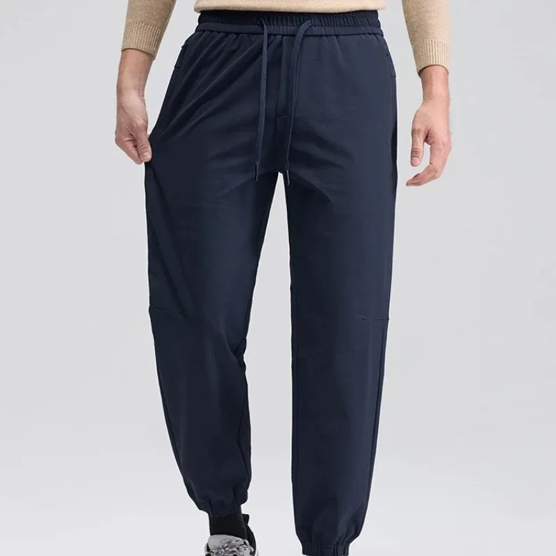 Outdoor Men's Water-Resistant Oxford Hiking Pants, Quick-Dry Lightweight with 4-Way Stretch, Fishing Trekking Daily Commute
