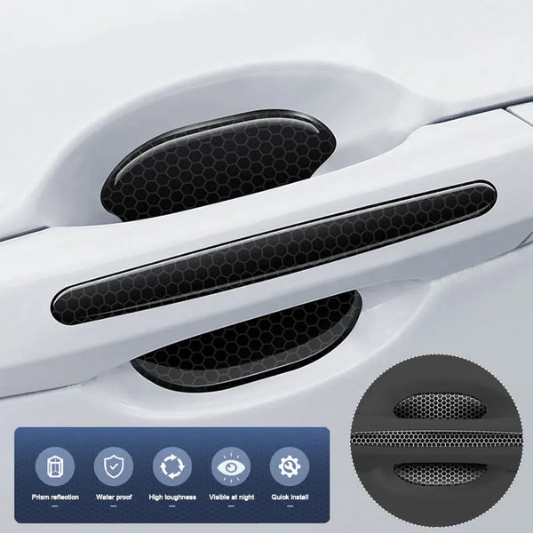 Car Door Handle Sticker Protective Film Door Bowl Protector Trim Sticker Universal Anti-Scratch Protection Car Handle Bowl Strip