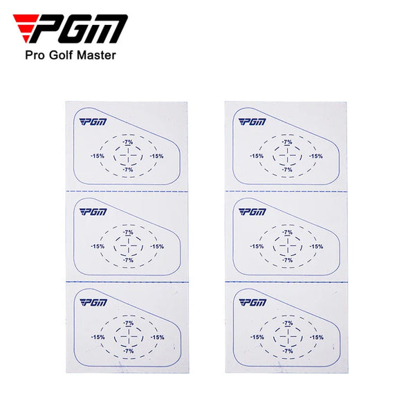 Golf Club Scoring Paper Wood 6 Stickers+iron 6 Stickers To Obtain The Strike Point and Strike Tendency ZP033