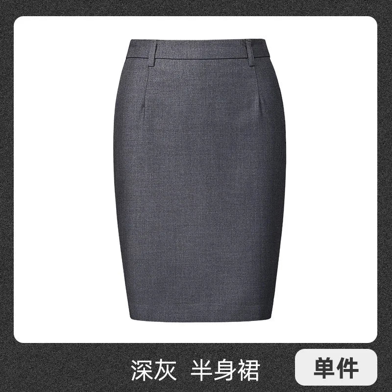 2026 New Women's Blue Plain-colored Slacks, Non-iron Men's Business/office Formal Trousers, Available in Black, Gray.