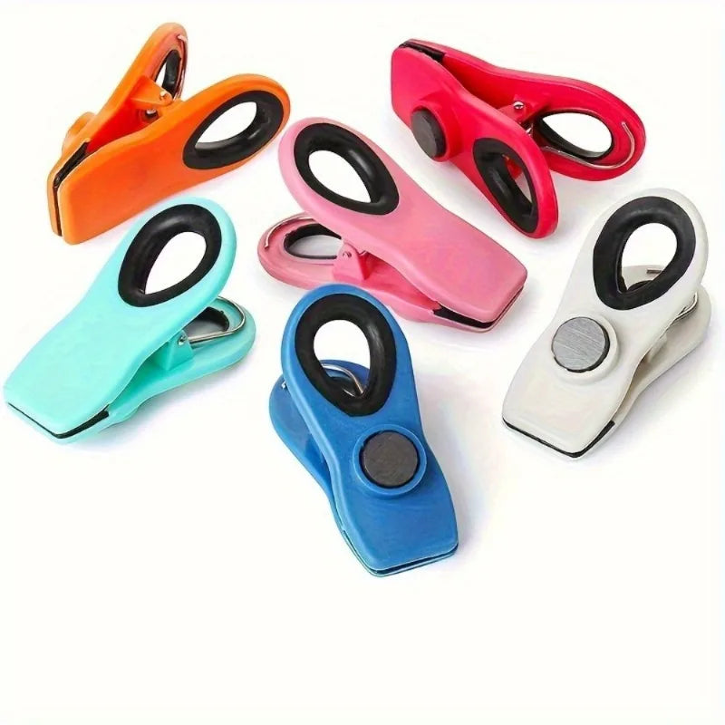 2/4pcs Refrigerator Clip, Household Snack Moisture-proof Sealing Clip,Multi-functional Food-grade Sealing Clip, Random Color.