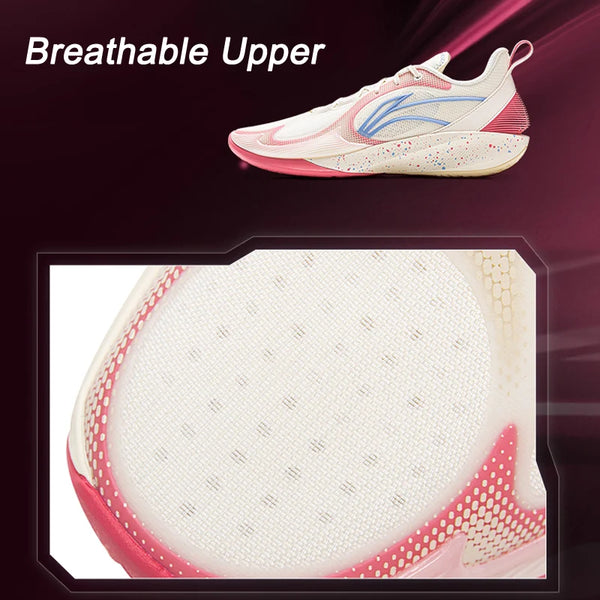ស្បែកជើងបាល់បោះបុរស Li-Ning SHINING II លើទីលាន BOOM Cushion Rebound ខ្យល់ចេញចូលបាន ស្បែកជើងកីឡា LiNing ធន់នឹងការពាក់ ABPV003
