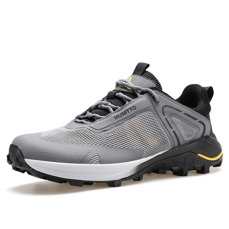HUMTTO Shoes for Men Breathable Trail Sneakers Luxury Designer Anti-slip Sports Hiking Men's Boots Outdoor Trekking Sneaker Man