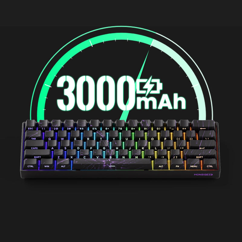 Akko MonsGeek FUN60 PRO&MAX HE Machanical Keyboard Magnetic Switch 60% Gaming Keyboard Rapid Trigger 8K Custom Keyboard