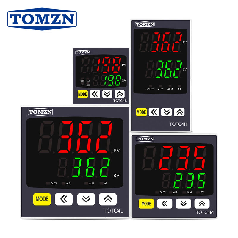 TOMZN Digital PID Temperature Controller –  SSR Relay Output, Universal Input,110V/230V AC Thermostat/Regulator