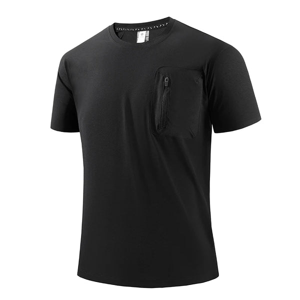 SBWL Outdoor sport high-quality men's T-shirt fashionable and casual breathable short-sleeved sports T-shirt Tops