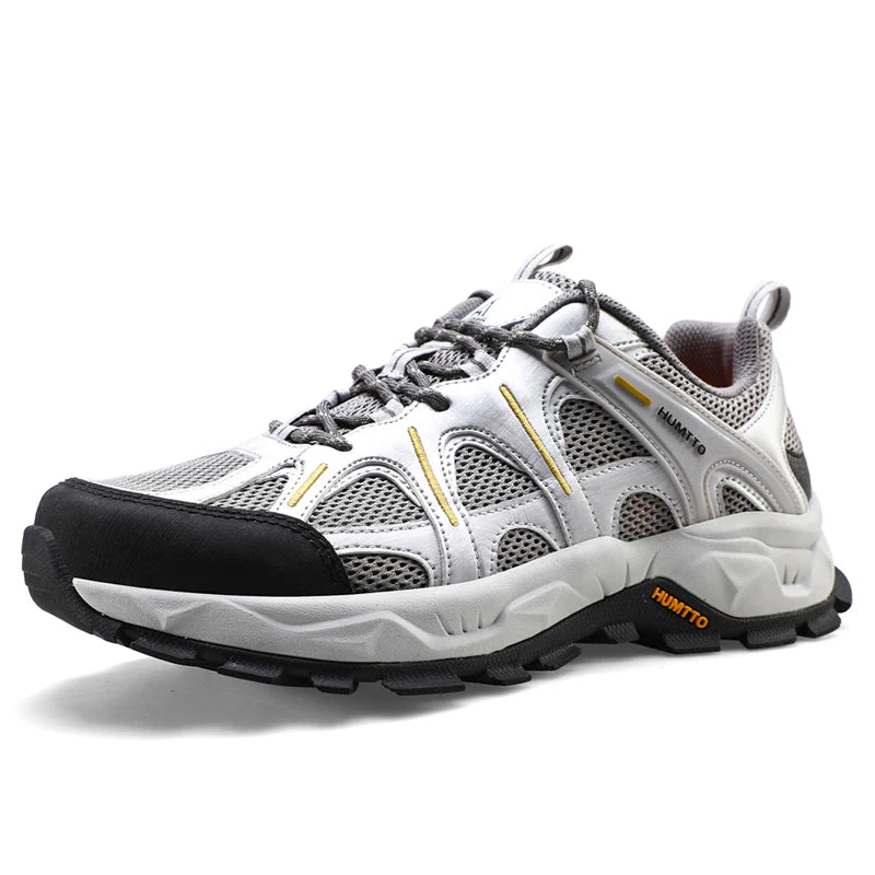 HUMTTO Hiking Shoes for Man Breathable Trekking Sneakers Mens Tennis Running Sneaker Men's Casual Sport Luxury Designer Trainers