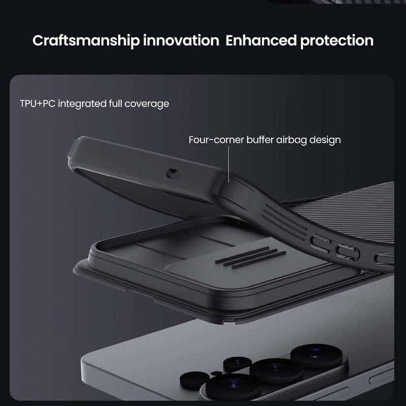 NILLKIN For Samsung Galaxy S26 Ultra Case CamShield Pro With Sliding Camera Protection Back Cover For Samsung S26/S26 Plus Cases