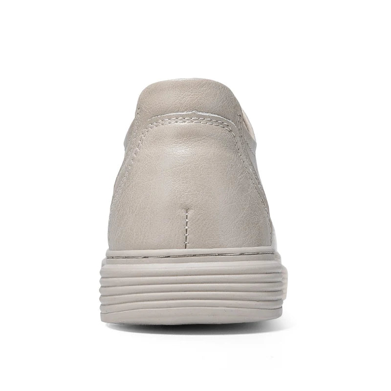 Summer Autumn Mens Lace Up Leather Casual Shoes Men Fashion Flat Shoes Big Size 47 48 Breathable Comfortable
