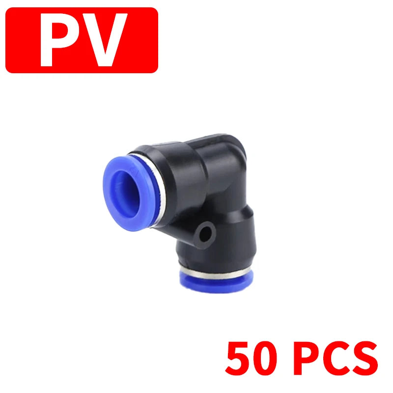 Pneumatic Fitting Pipe Connector Tube Air Quick Fittings Water Push In Hose Plastic 4mm 6mm 8mm 10mm 12mm 14mm PU PE PY PK SA