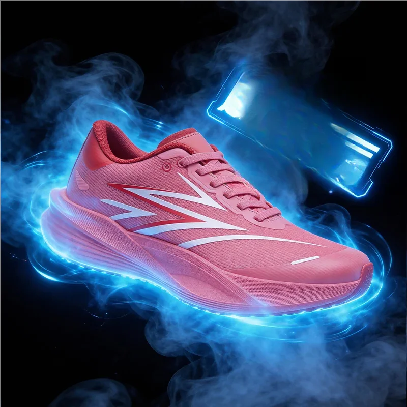 Men's light racing running shoes spring summer soft-sole outdoor walking casual sneakers students breathable speed sports shoes