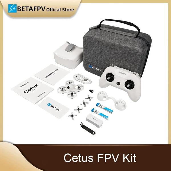 BETAFPV Cetus FPV Kit ឧបករណ៍បញ្ជូនវិទ្យុក្នុងផ្ទះ BNF/RTF Frsky D8 Lite Radio 2 SE 5.8G 14DBI VR02 វ៉ែនតា VTX