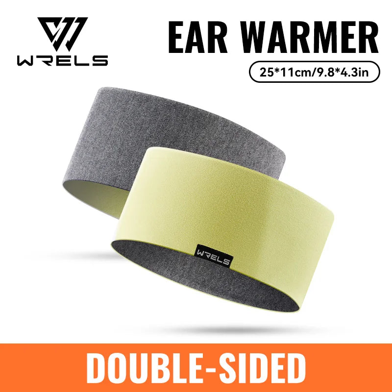 WRELS Ear Warmers Headband Fleece Earmuffs Winter Ear Covers Running Wicking Ski Sport Headband for Women Men Headband Ear Muffs