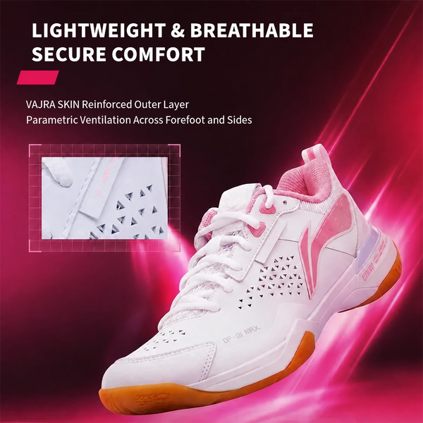 ស្បែកជើងវាយសី Li-Ning Unisex BLADE MAX BOOM ទន់ស្រួល មានខ្យល់ចេញចូលបានល្អ ស្បែកជើងប្រកួតប្រជែង LiNing AYAU003