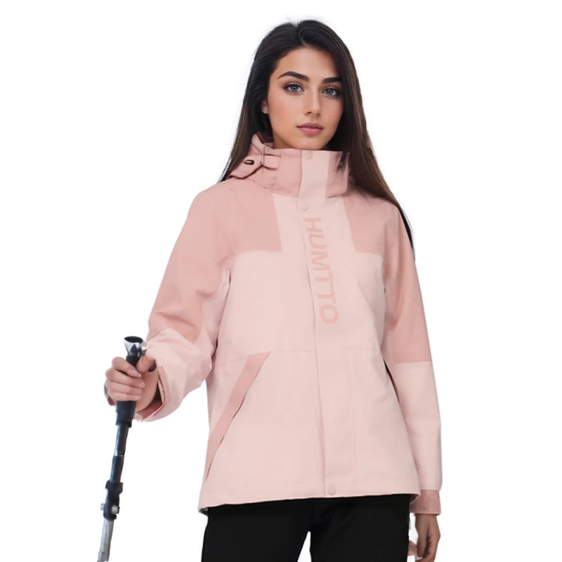HUMTTO Waterproof Men's Women's Jacket Autumn Winter Keep Warm Camping Hiking Jackets Ladies Jackets Outdoor Windbreaker Coats