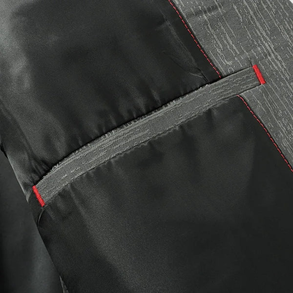 Men's Slim Fit Casual Blazer Suit Jacket Business Daily Solid Color Notch Lapel Single Breasted Long Sleeve Top