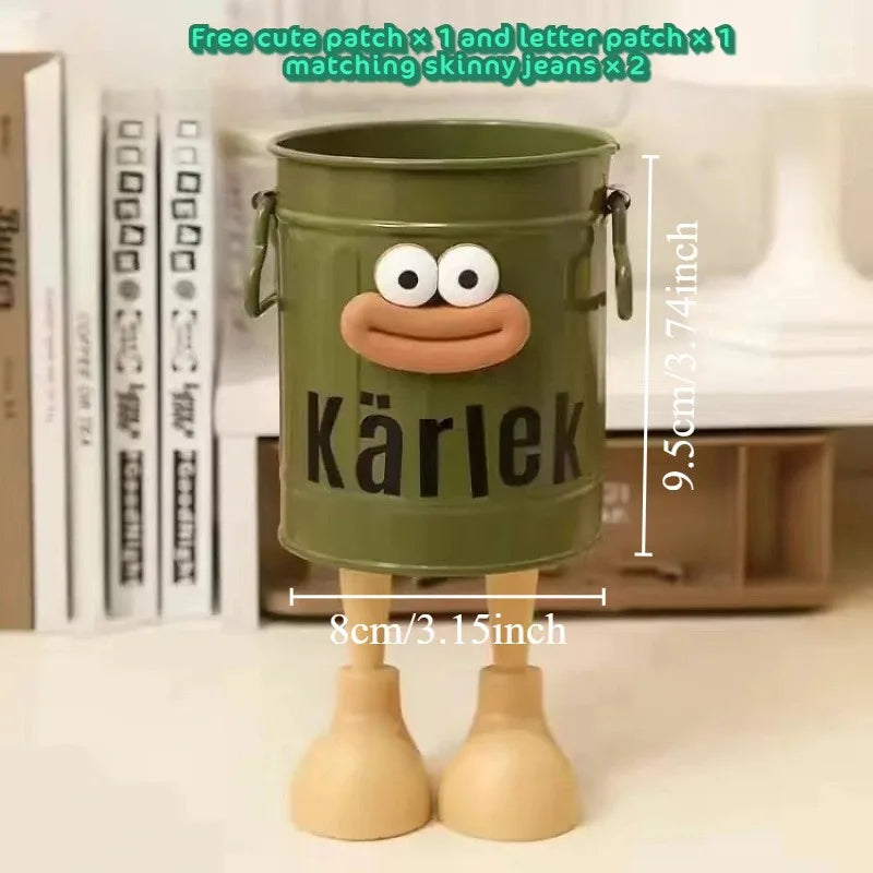 1pcs Cartoon Sausage-Shaped Pen Holders,Home Study Stationery Rack, Desktop Storage Container,Ideal Gift for Home Study Supplies