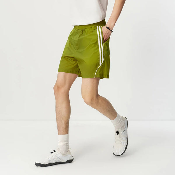ខោខ្លីបុរស Semir ការពារកាំរស្មីយូវី ខោខ្លីឆ្នូតៗ ត្រជាក់ រលុង ត្រង់ រដូវក្តៅ ឆ្នាំ២០២៦ ស្ងួតរហ័ស សម្រាប់ក្រៅផ្ទះ