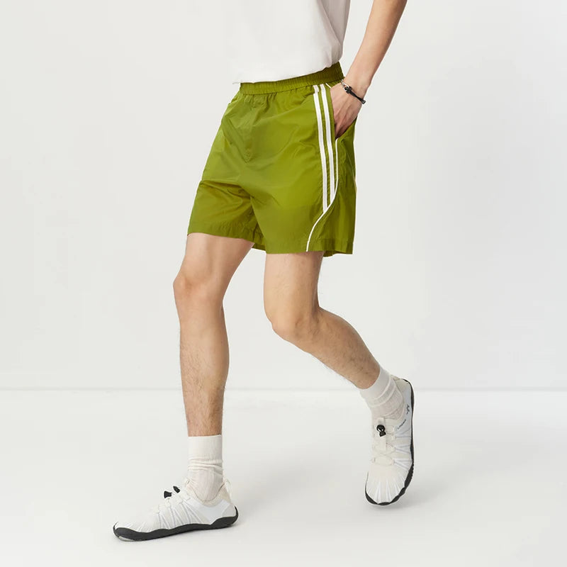 ខោខ្លីបុរស Semir ការពារកាំរស្មីយូវី ខោខ្លីឆ្នូតៗ ត្រជាក់ រលុង ត្រង់ រដូវក្តៅ ឆ្នាំ២០២៦ ស្ងួតរហ័ស សម្រាប់ក្រៅផ្ទះ