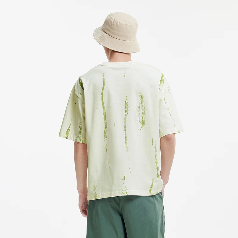 Semir Mens Tshirt 2026 All Over Printed Loose Crew Neck Knitted Pure Cotton Fashion Design Casual