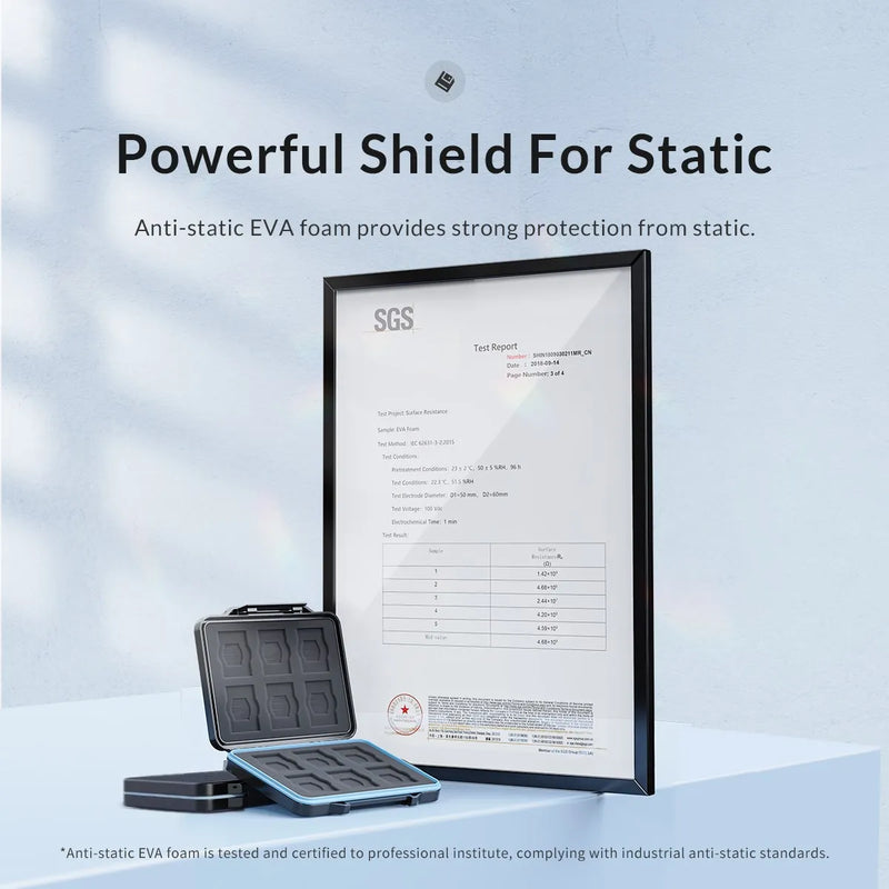 ORICO 12 Slots SD Card 12 Slots TF Card Waterproof Memory SD Card Case for Computer Camera Cards Storage Organizer Anti-static