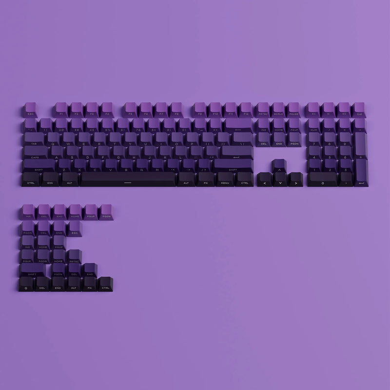 Akko Side Printed Gradient Keycap Set Cherry Profile Double Shot PBT 135-Key Keycaps for MX Switches Gamer Mechanical Keyboard