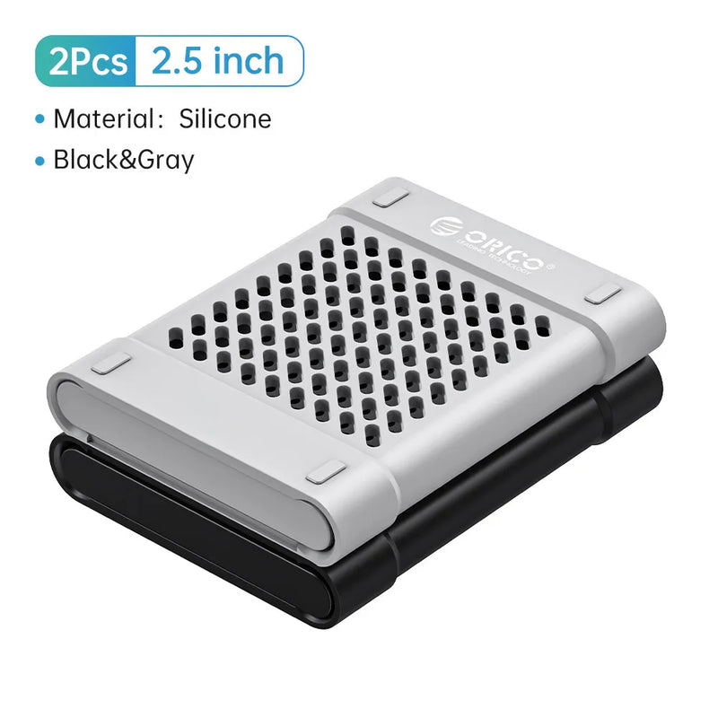 ORICO 2.5" Shockproof HDD Silicone Case Protector Cover for 2.5/3.5 Inch Hard Drive SATA Adapter Set DIY Hard Drive Case 5PCS
