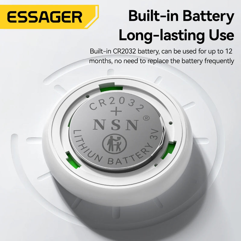 ឧបករណ៍តាមដានសុវត្ថិភាព ESSAGER SmartTag ជាមួយ IP Find My Bluetooth GPS Locator សម្រាប់ iPhone កាបូប សោ វ៉ាលី សត្វចិញ្ចឹម ឧបករណ៍ប្រឆាំងការបាត់បង់