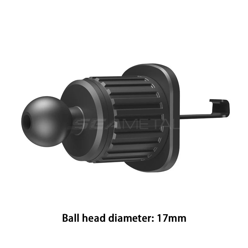 SEAMETAL 17mm Universal Ball Head Car Phone Holder Hook Auto Air Outlet Vent Base Gadget Cellphone Support for Car Accessories