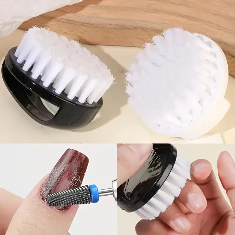 1pc Nail Dust Cleaning Brush - Hard Bristles with Ergonomic Design, Suitable for Manicures And Foot Care,Portable Nail Brush.