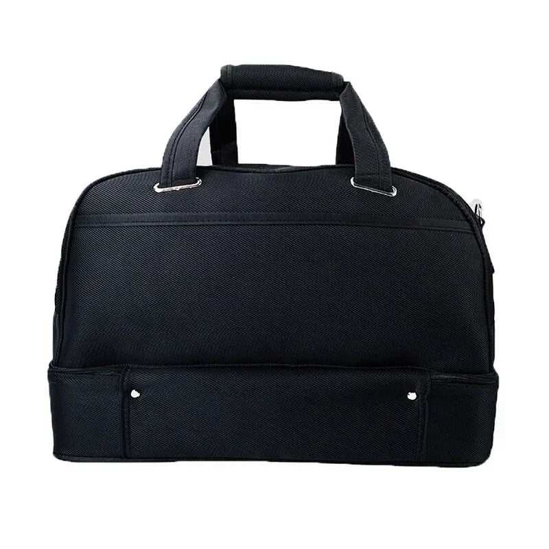 Authentic Golf Clothing Bag Men's Double-decker All-black Clothing Bag Super Large Capacity High-end Ball Bag YWB005