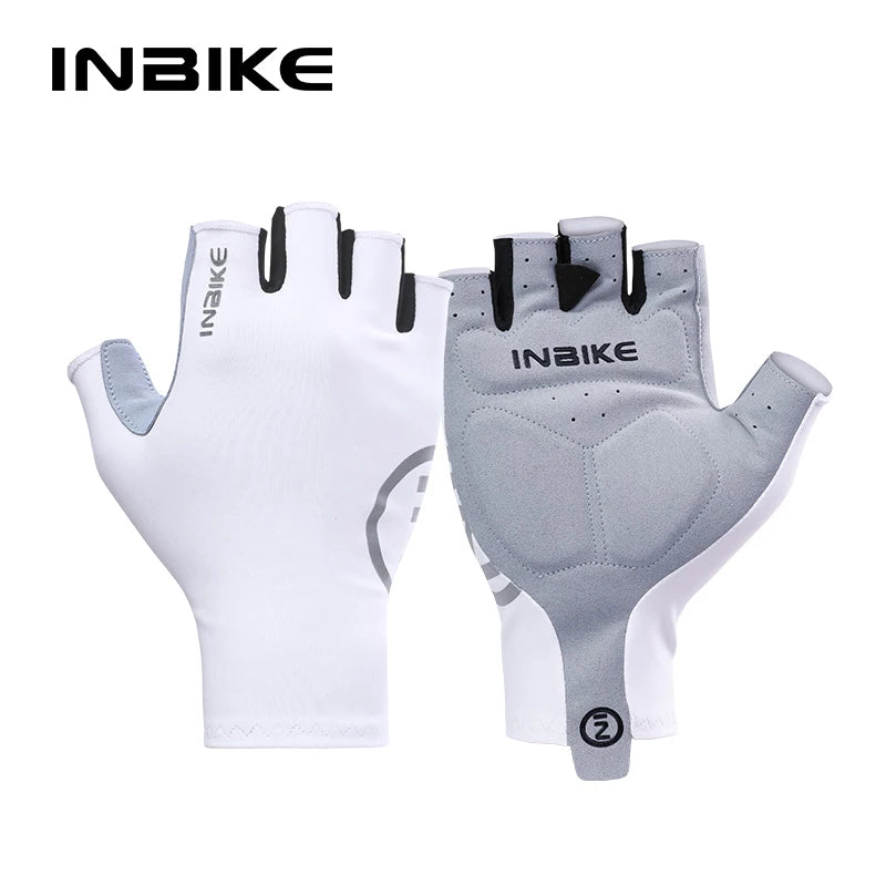 INBIKE Cycling Gloves Half-finger Bike Biking Gloves Gel Shock-absorbing Summer MTB Gloves for Men Road Mountain Bicycle Gloves