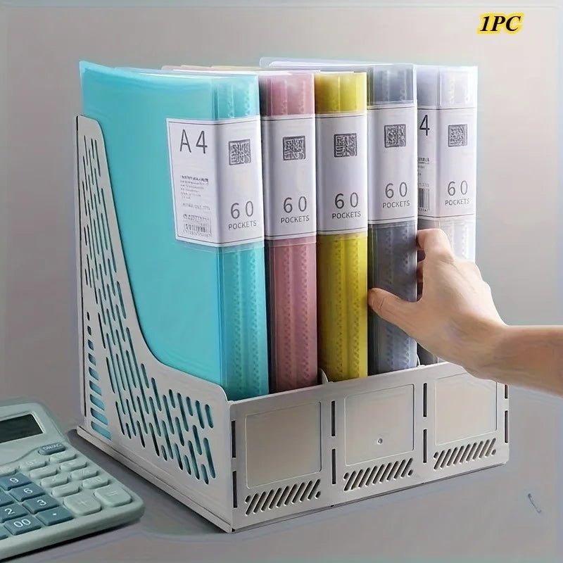 1pc A4 Folder Suitable for High Transparency And Durable Document Storage in Offices, Schools,Portable,Ideal for Study Supplies