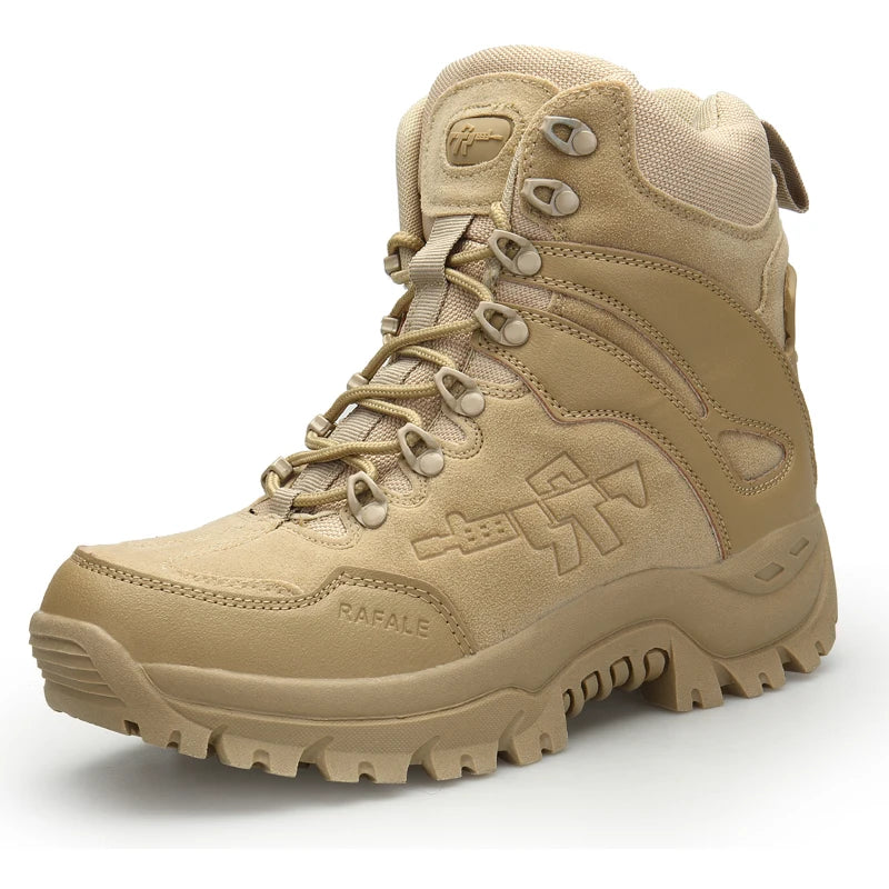 Men's outdoor combat boots four seasons breathable light anti slip hiking jungle professional protective tactics training boots