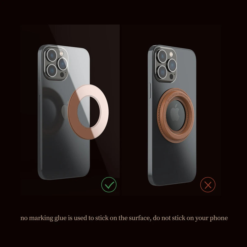 For iPhone 13 Pro Max Magnetic holder NILLKIN SnapHold Leather Magnetic Sticker For Xiaomi Poco X4 Pro Mi 11T Ring Holder