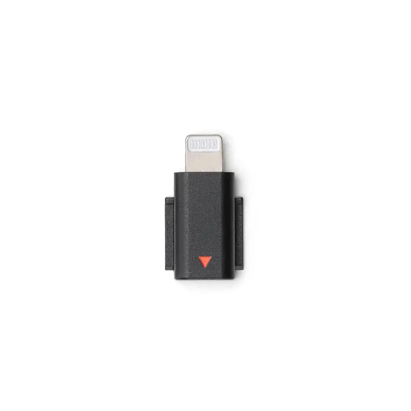 DJI Mic 3 Mobile Phone Adapter (Lightning) to Apple mobile devices with a Lightning port for audio recording