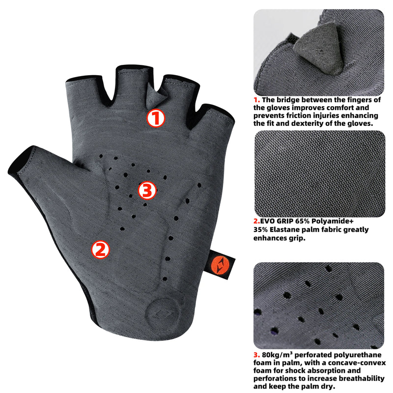 ស្រោមដៃជិះកង់ DAREVIE Aero Italy ELASTIC INTERFACE 80kg/m³ Pad ស្រោមដៃជិះកង់បុរស Shockproof Anti Slip គ្រឿងបន្ថែមកង់
