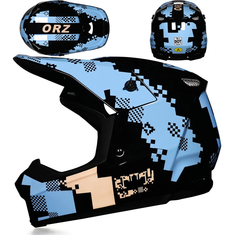 New Motorcycle Helmet Full Face Racing Off-road Helmet Men Downhill AM DH Cross Capacetes Cascos Para Moto DOT Certification