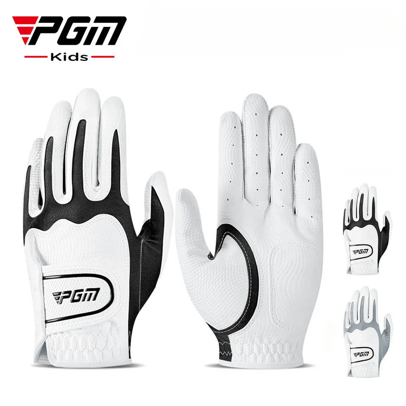 PGM Children's Golf Gloves Wear Resistant Anti Slip Breathable Single Glove for Boys and Girls ST035