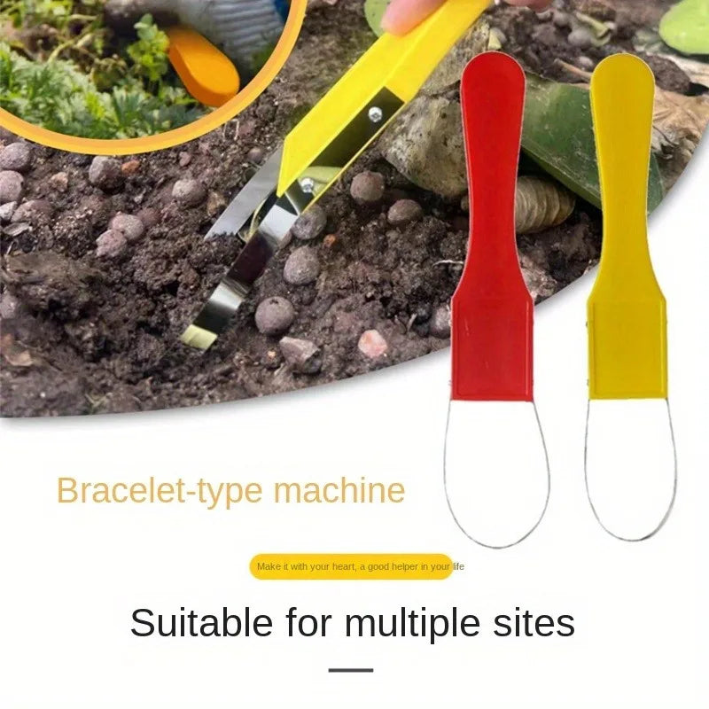 1pc Hand Loop Weeder, Weed Cutter/Remover Tool with Plastic Handle for Lawns & Yards, Gardening Made Easy. Gardening tools