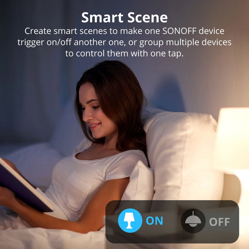 SONOFF T2/T3EU 433Mhz RF WiFi Touch Wall Switch Smart Scene Control via eWeLink Remote Voice Control with Alexa Google Home