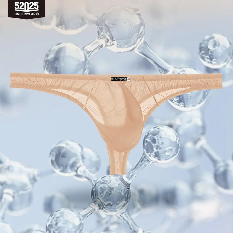 52025 Ultra-Thin Semi-Transparent Men’s Briefs – Feather-Light Sexy Mini-Briefs with 3D Pouch and Sensual Body-Hugging Fit