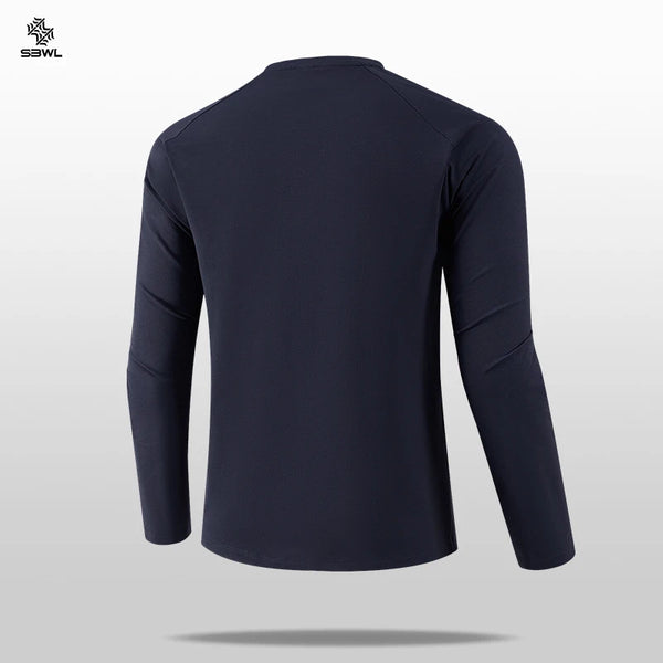 SBWL High-quality Men's Long-sleeved T-shirts of 2026 Quick Dry Running Shirt Men Fitness Sport Gym Outdoor Sports Tops