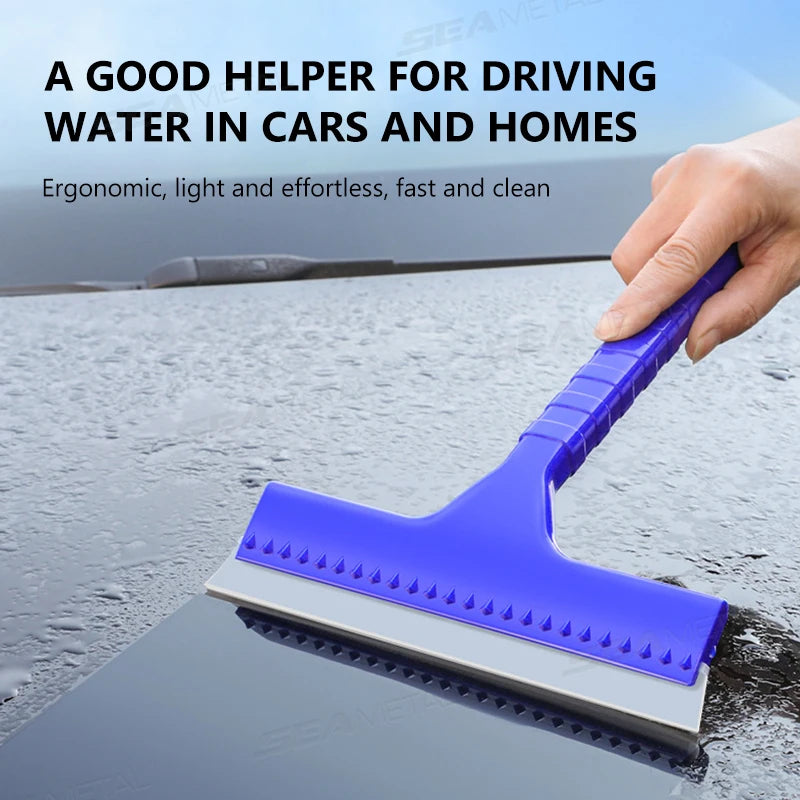 SEAMETAL Car Water Clean Scraper Silicone Window Tint Squeegee Water Blade Wiper Glass Handy Car Wash Cleaner Tool Car Accessory